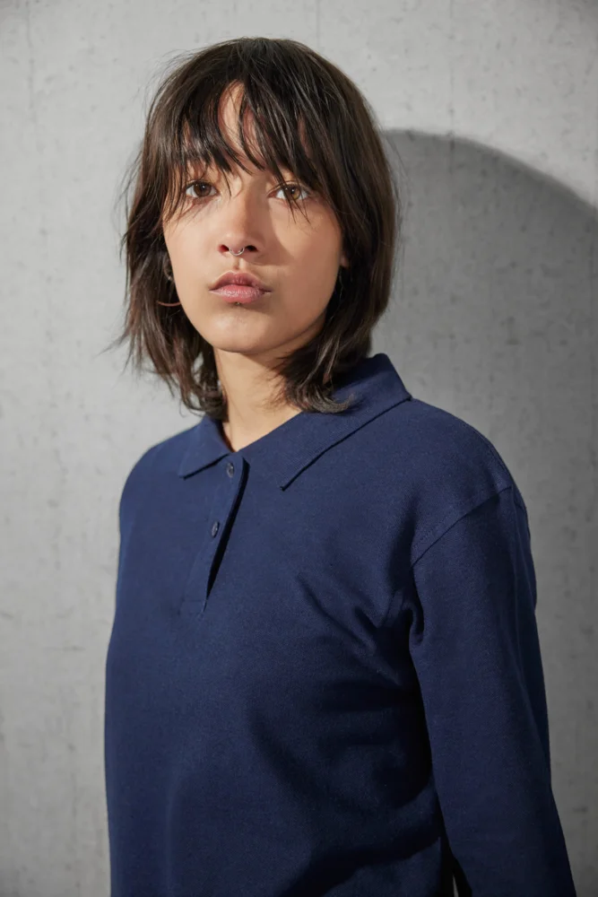 Ladies' Piqué Polo long-sleeve