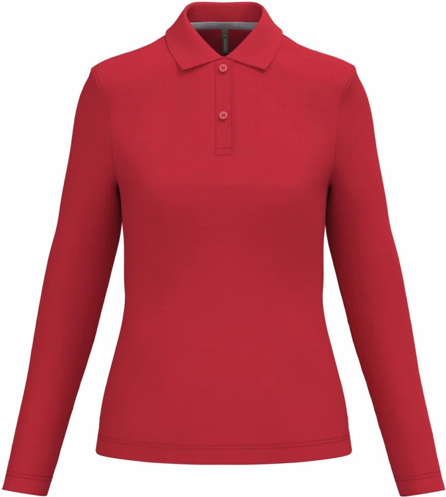Ladies' Piqué Polo long-sleeve