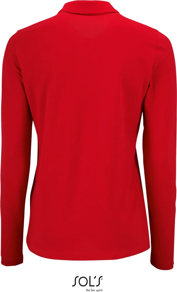 Damen Piqué Polo langarm
