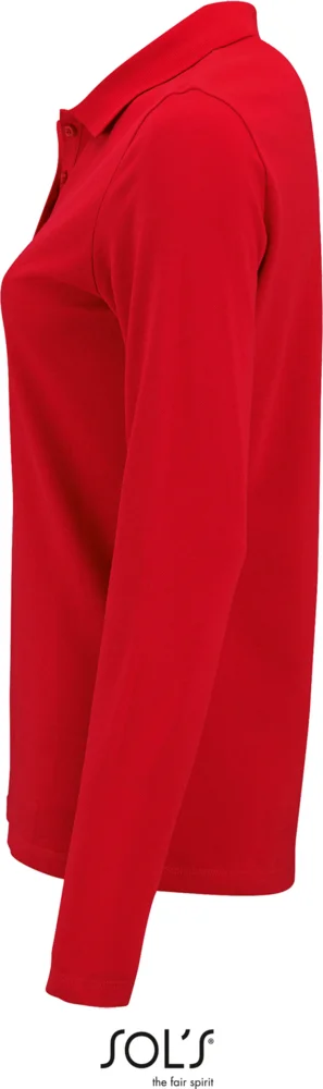 Damen Piqué Polo langarm