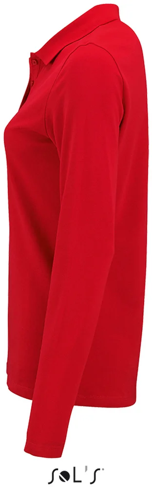 Damen Piqué Polo langarm