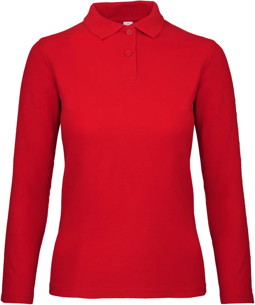 Ladies' Piqué Polo long-sleeve