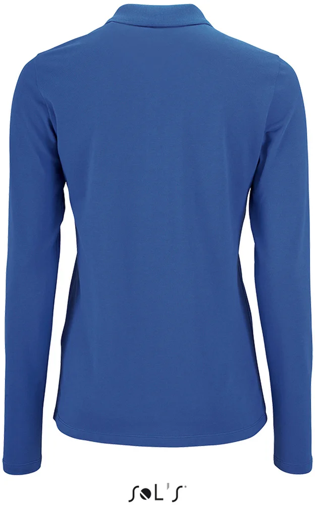 Damen Piqué Polo langarm
