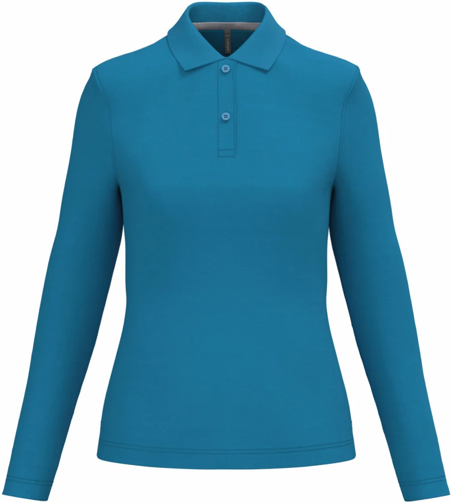 Ladies' Piqué Polo long-sleeve