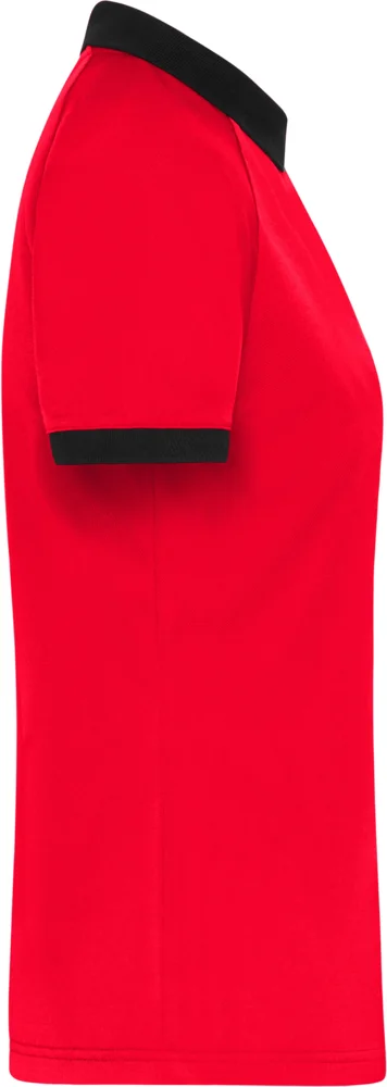 Damen Piqué Polo mit Zip