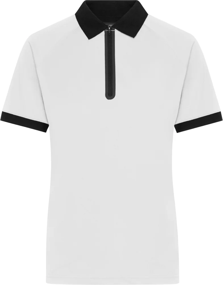 Damen Piqué Polo mit Zip