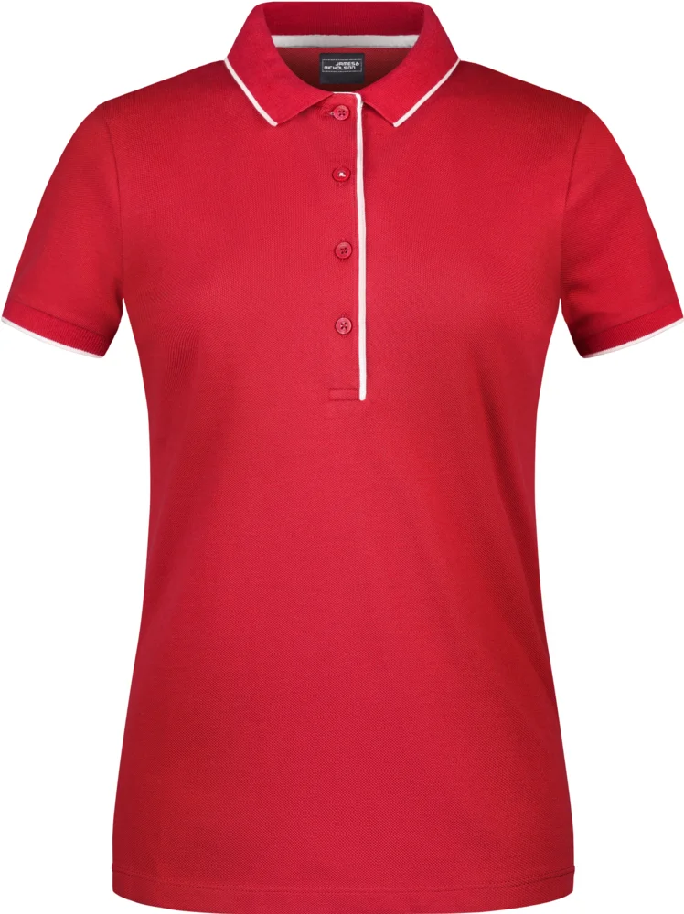 Damen Piqué Polo Stripe