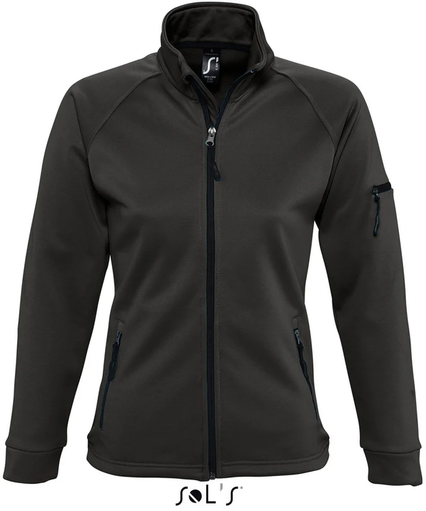 Damen Raglan Fleece Jacke