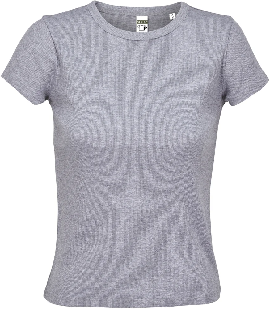 Damen Ripp T-Shirt