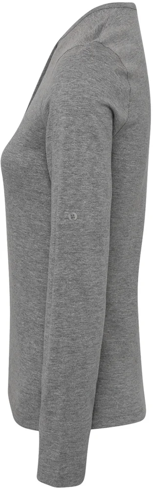 Damen Rollärmel T-Shirt langarm