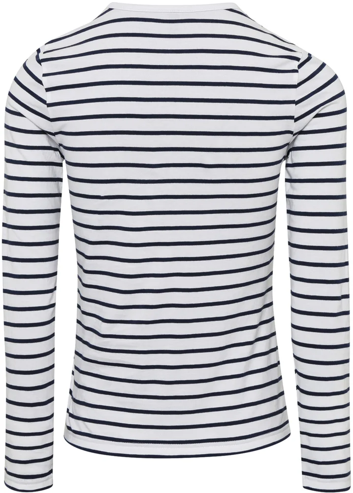 Damen Rollärmel T-Shirt langarm
