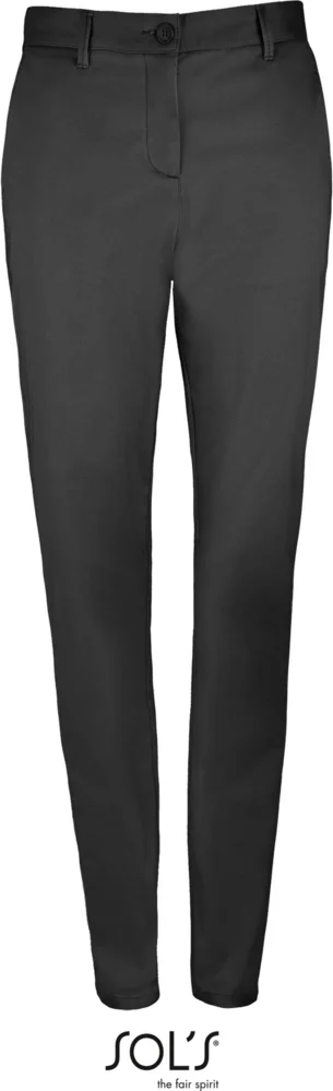 Damen Satin Stretch Hose