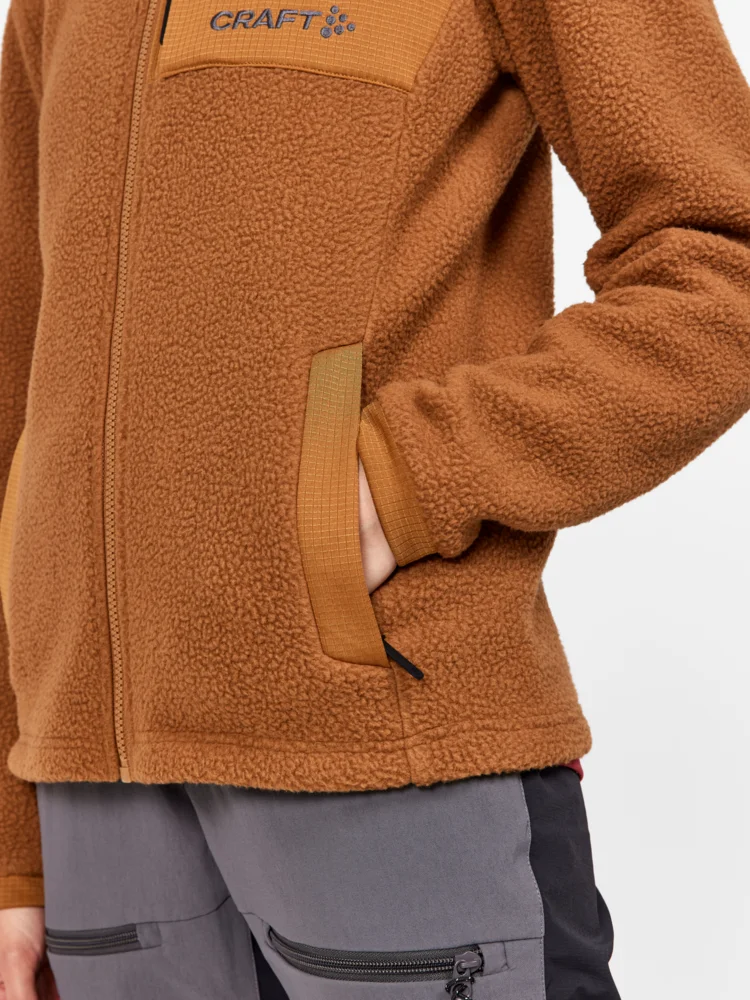 Damen Sherpa Fleece Jacke