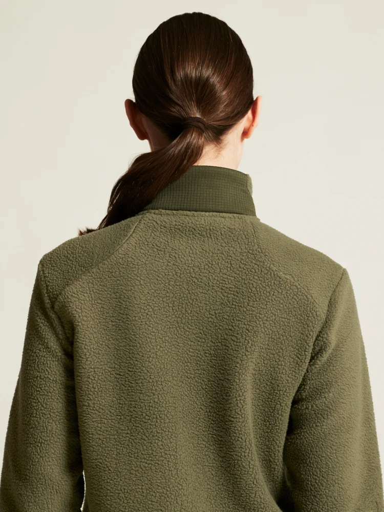 Damen Sherpa Fleece Jacke
