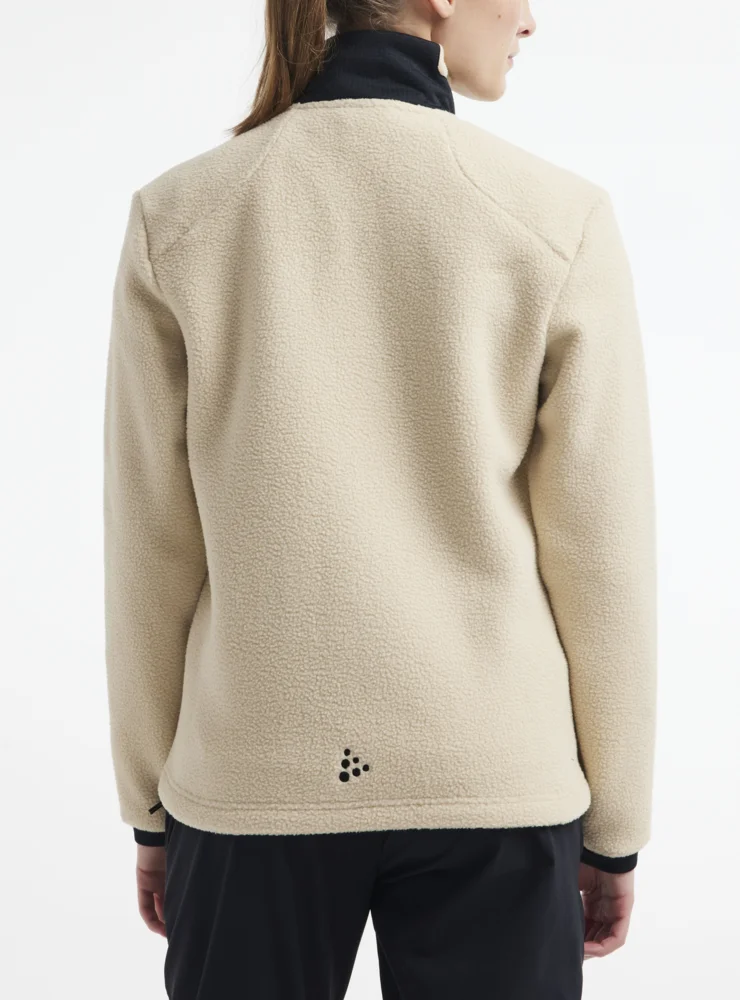 Damen Sherpa Fleece Jacke