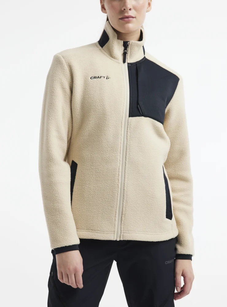 Damen Sherpa Fleece Jacke