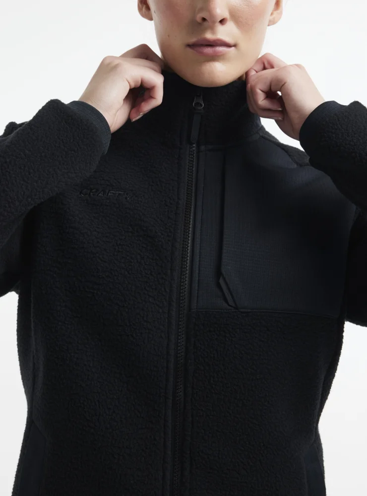 Damen Sherpa Fleece Jacke