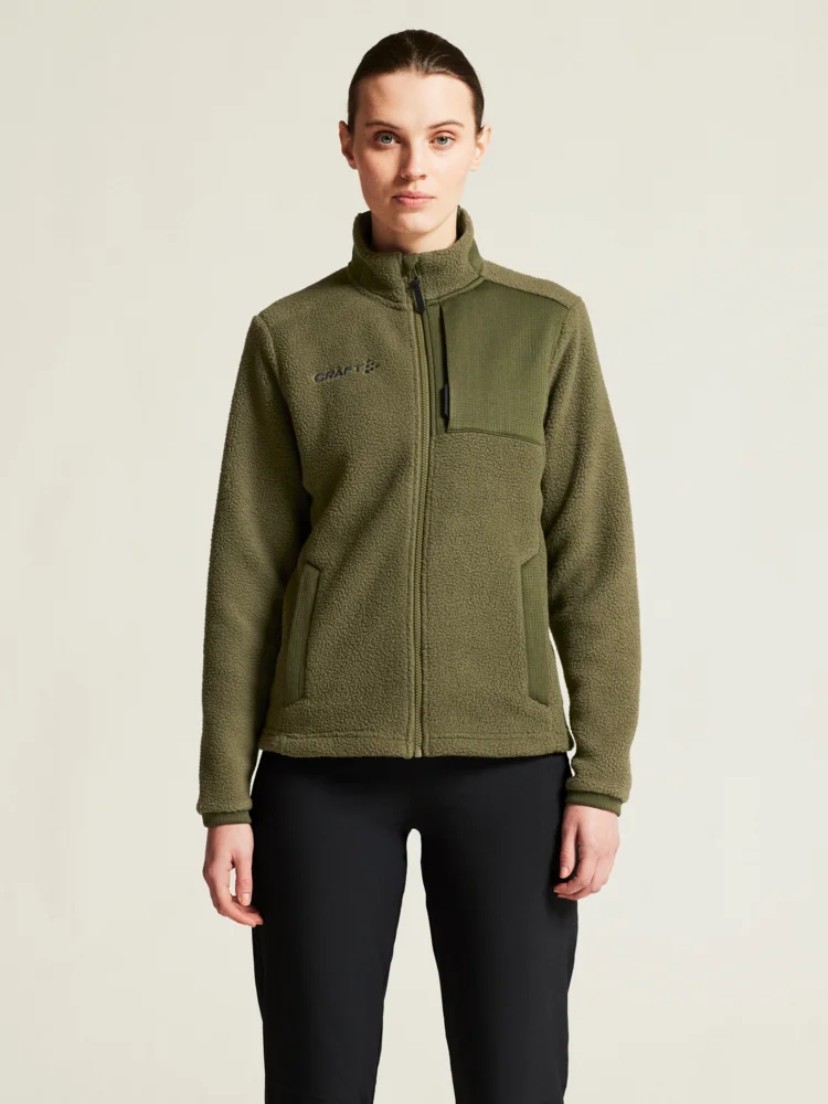 Damen Sherpa Fleece Jacke