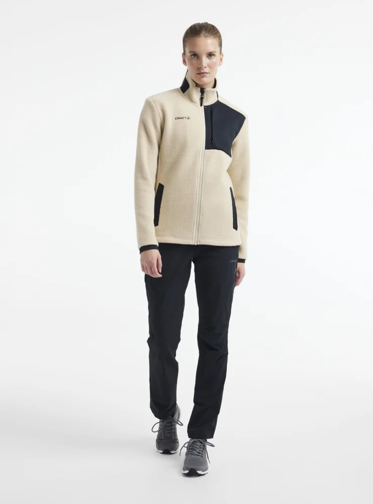 Damen Sherpa Fleece Jacke