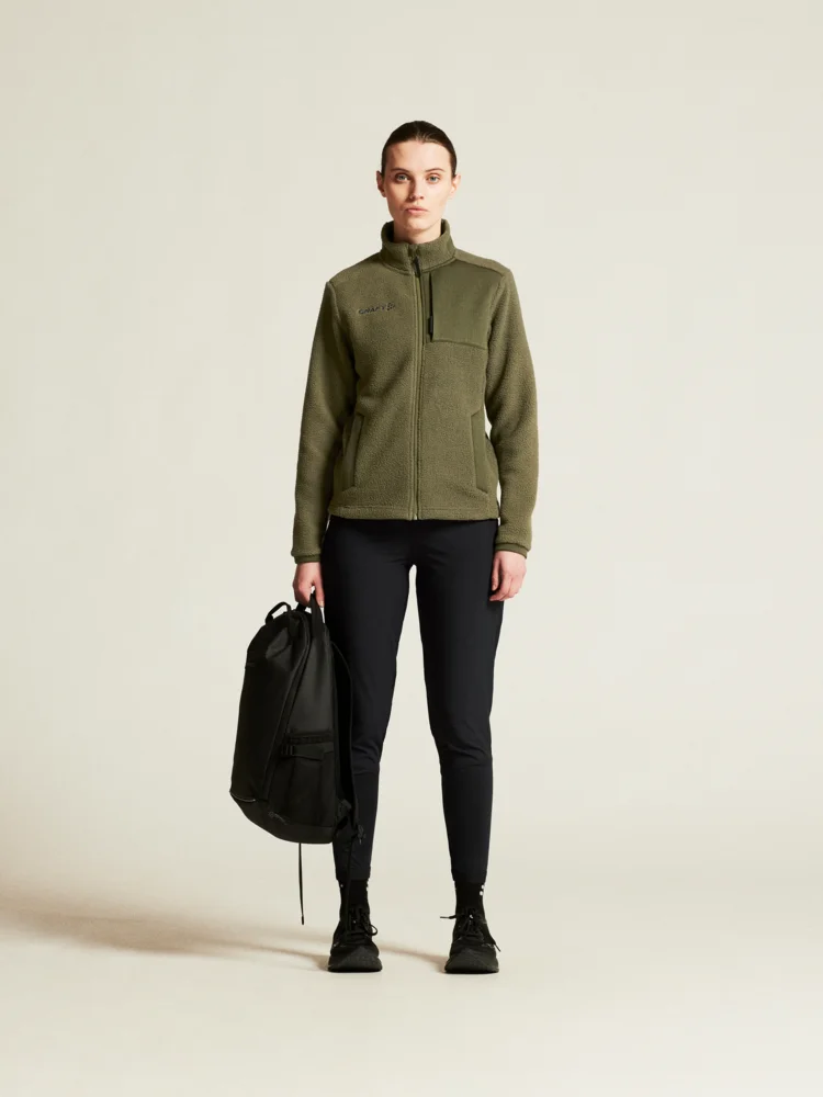 Damen Sherpa Fleece Jacke
