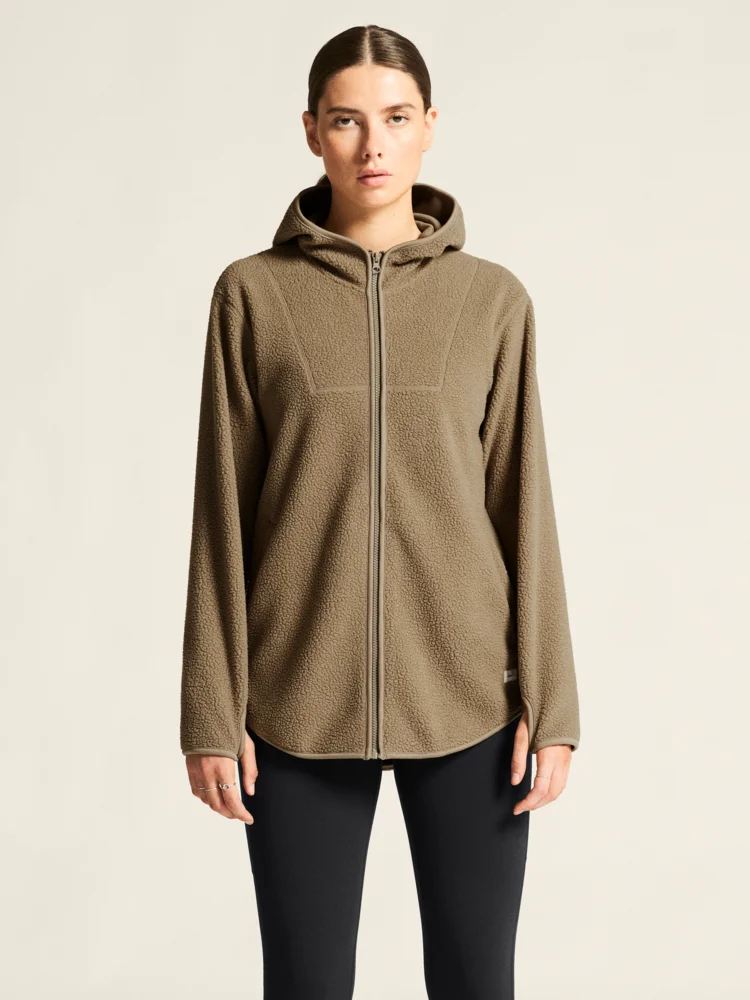 Damen Sherpa Fleece Jacke