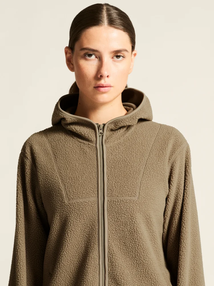 Damen Sherpa Fleece Jacke