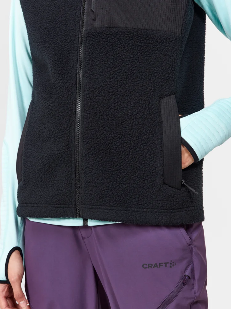 Damen Sherpa Fleece Weste