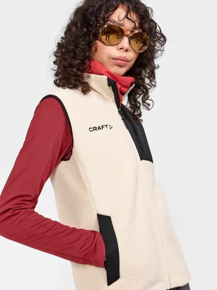 Damen Sherpa Fleece Weste