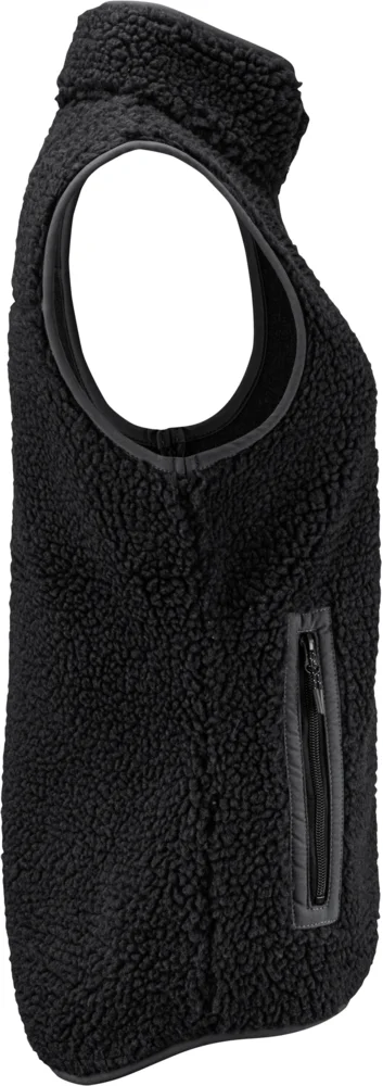 Ladies' Sherpa Fleece Vest "Two-Tone"