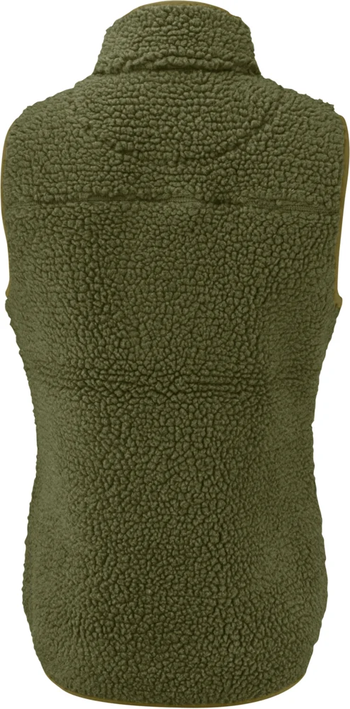 Ladies' Sherpa Fleece Vest "Two-Tone"