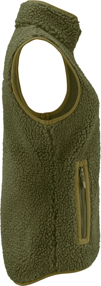 Ladies' Sherpa Fleece Vest "Two-Tone"