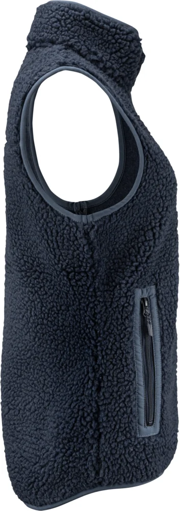Ladies' Sherpa Fleece Vest "Two-Tone"