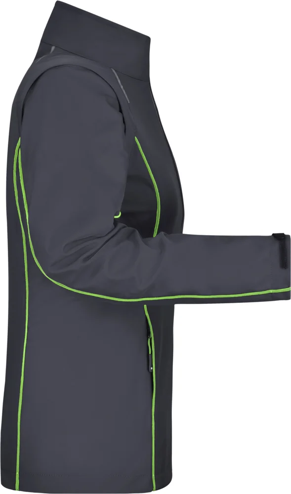 Damen Softshell Jacke mit abnehmbaren Ärmeln