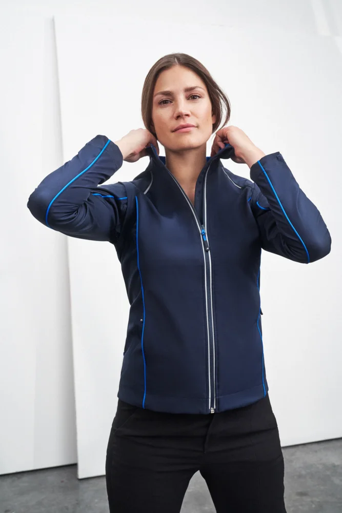 Damen Softshell Jacke mit abnehmbaren Ärmeln