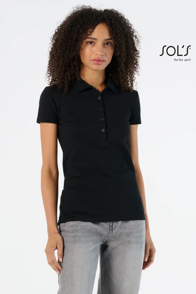 Damen Stretch Piqué Polo