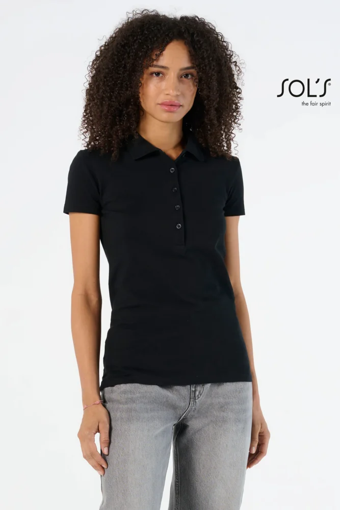 Damen Stretch Piqué Polo