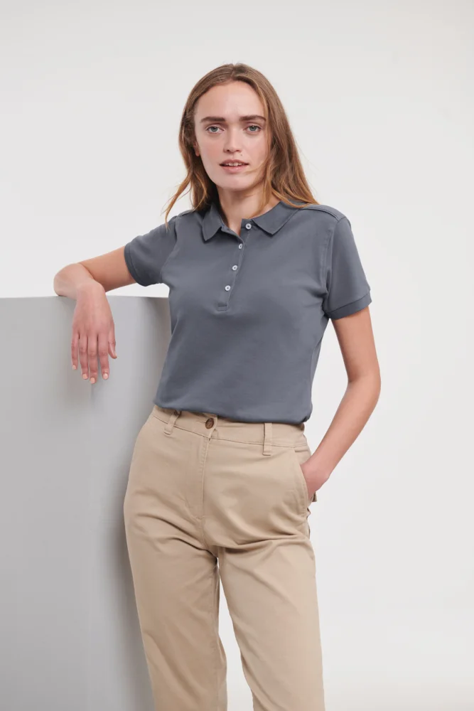 Damen Stretch Piqué Polo