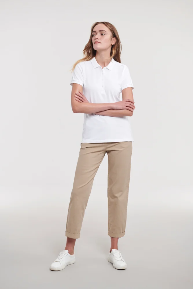 Damen Stretch Piqué Polo