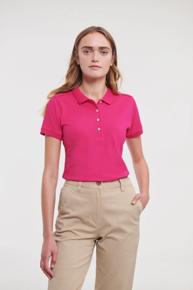 Damen Stretch Piqué Polo