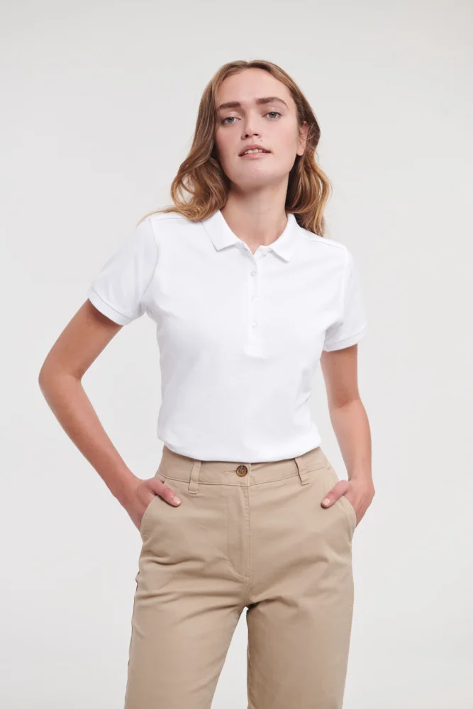 Damen Stretch Piqué Polo