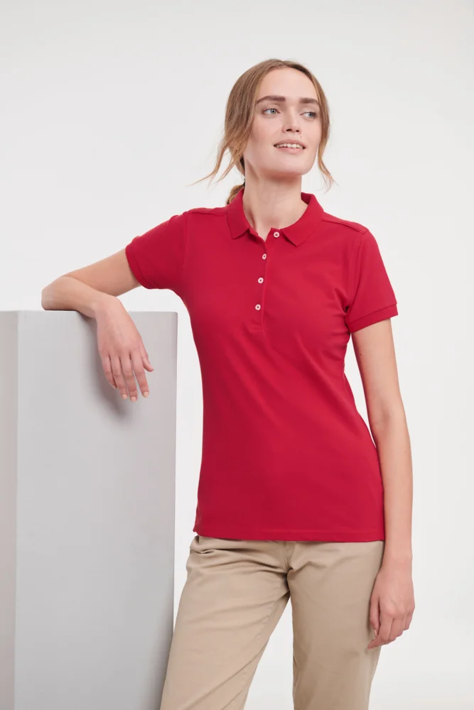 Damen Stretch Piqué Polo