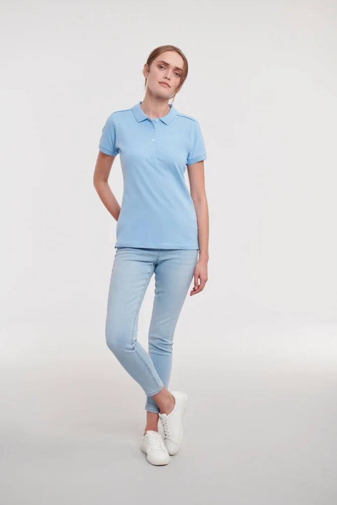 Damen Stretch Piqué Polo