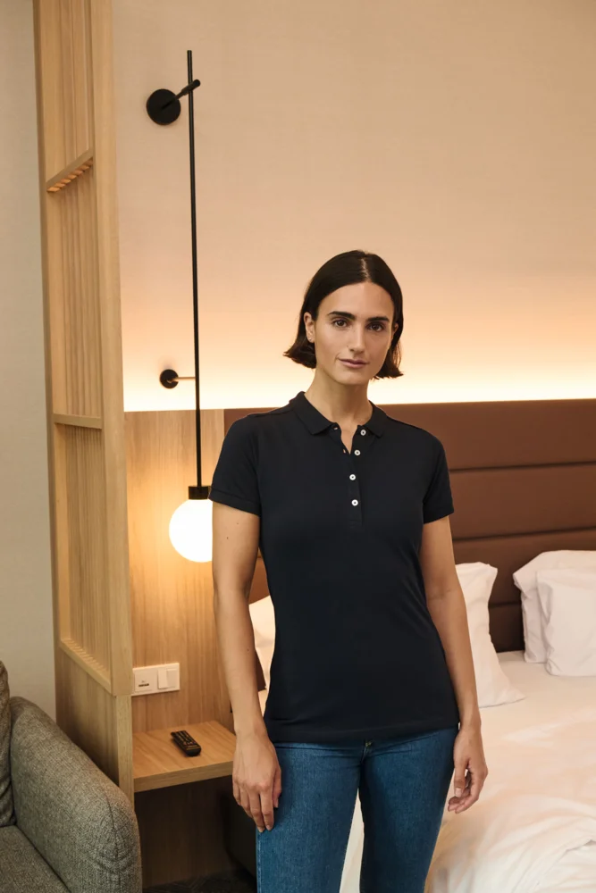 Damen Stretch Piqué Polo
