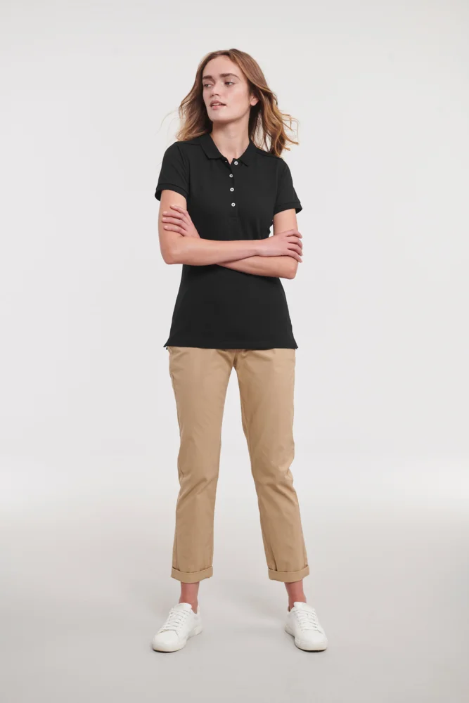 Damen Stretch Piqué Polo