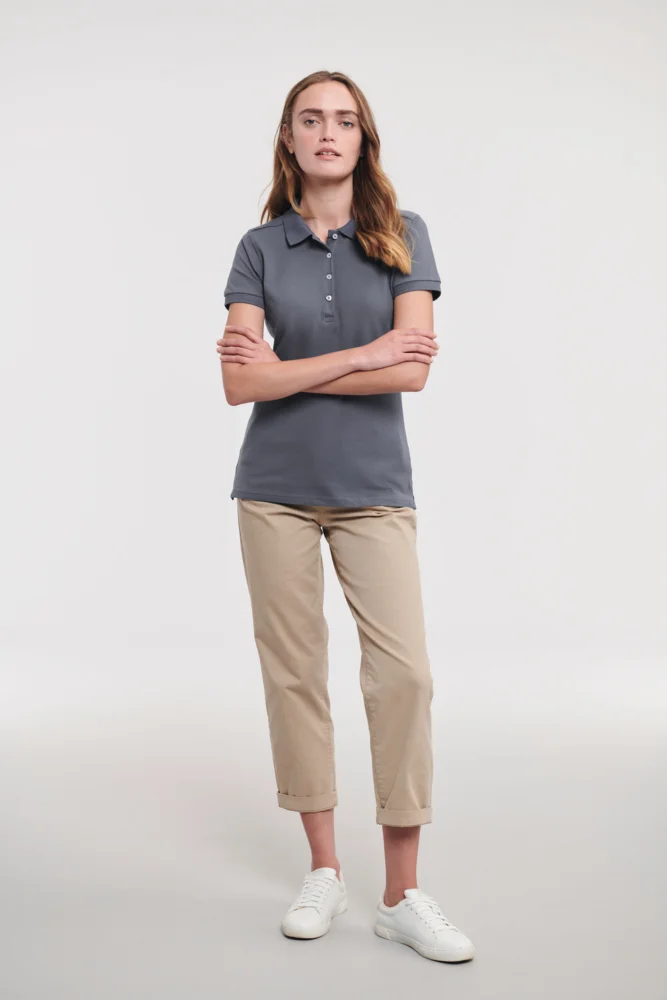 Damen Stretch Piqué Polo