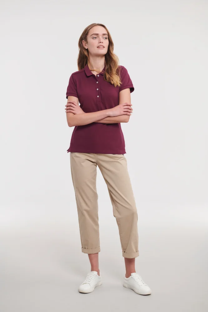 Damen Stretch Piqué Polo