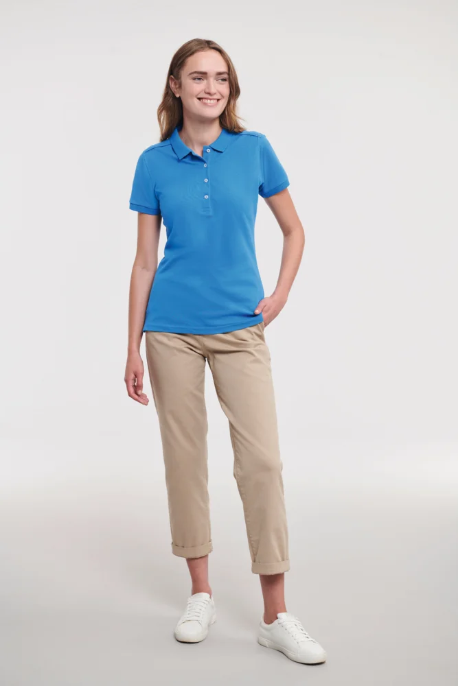 Damen Stretch Piqué Polo