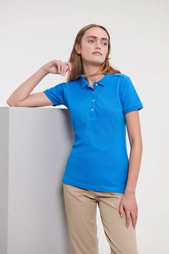 Damen Stretch Piqué Polo
