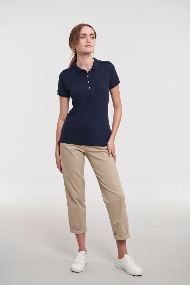Damen Stretch Piqué Polo