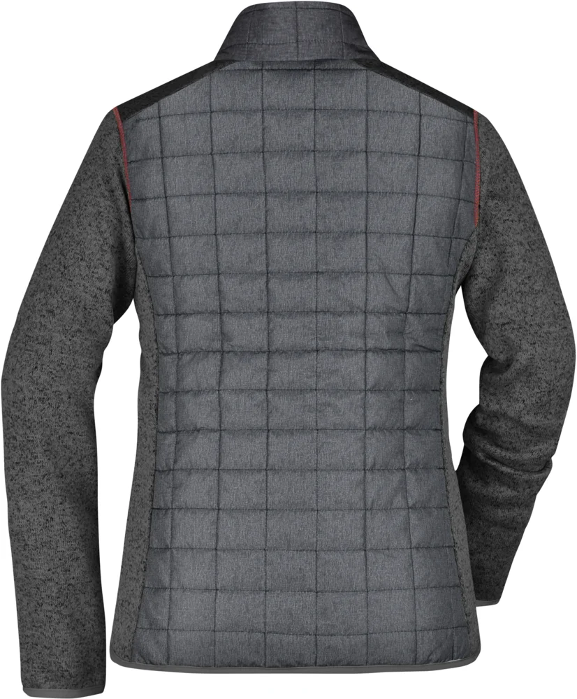 Damen Strick Hybrid Jacke